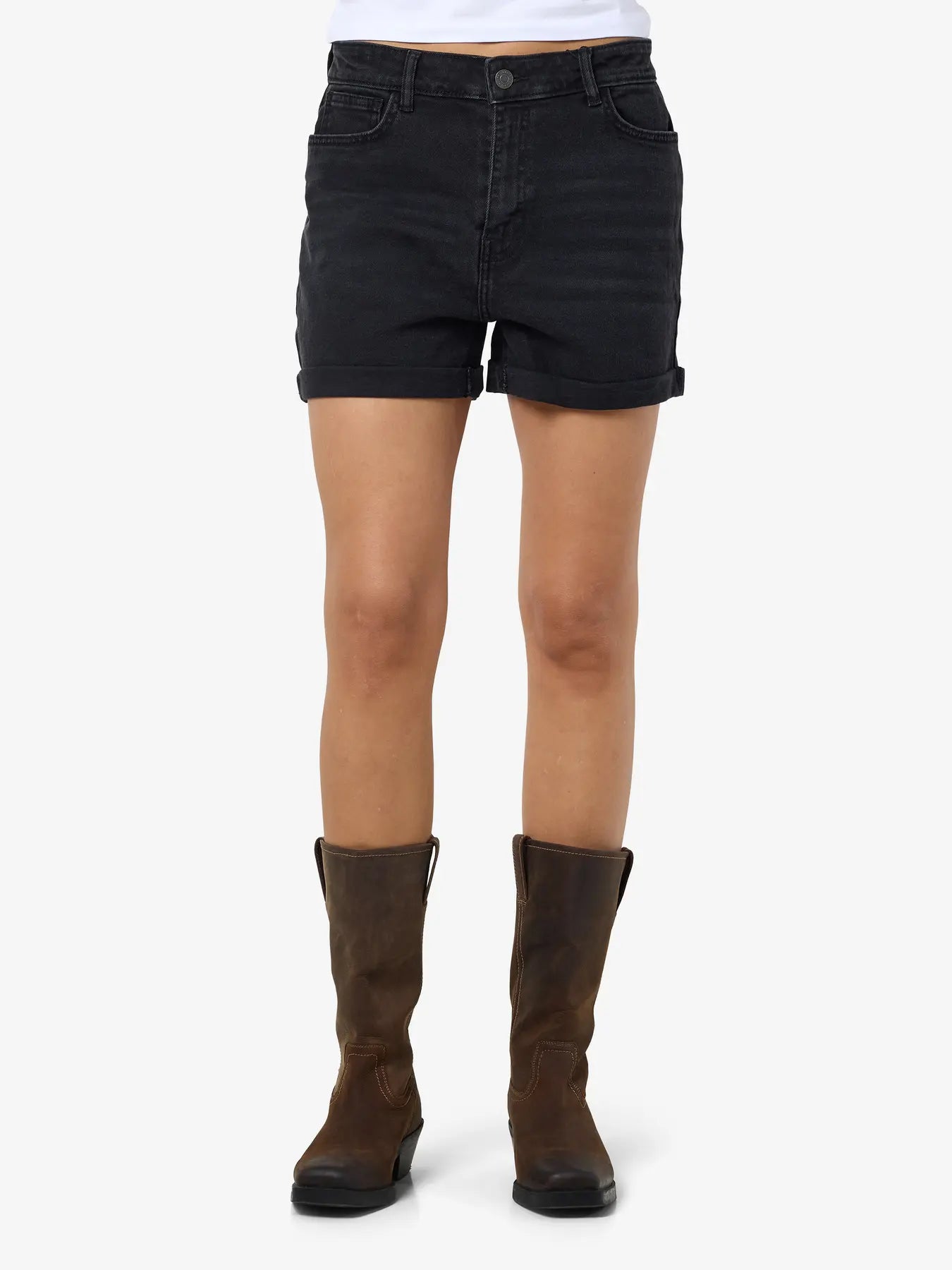 Noisy May - Shorts - Black denim - Moni HW