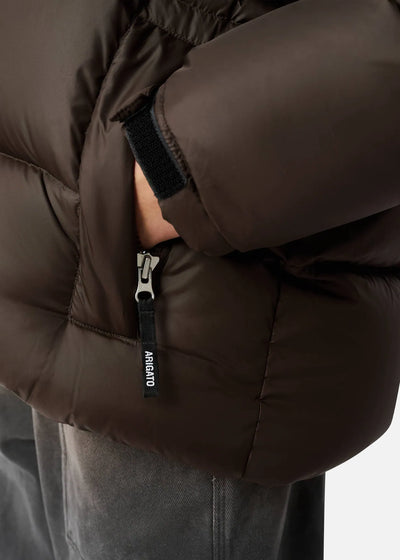Axel Arigato - Vinterjakke - Dark Brown - Rhode Down