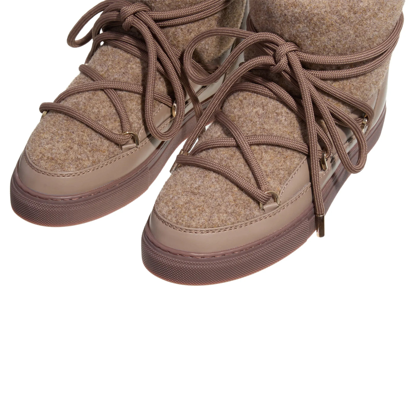 INUIKII - Winter boot - Felt wedge - Brown