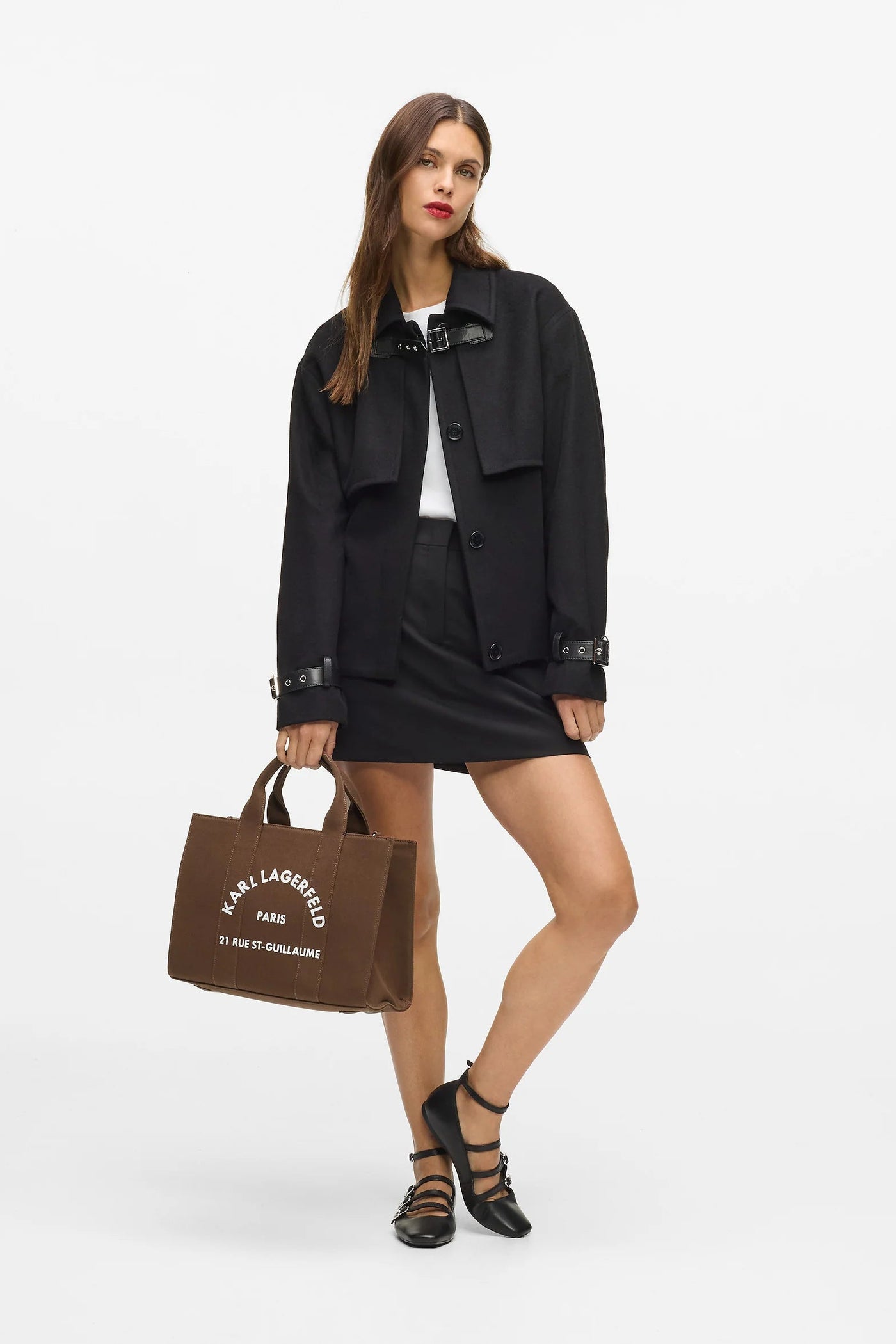 Canvas Shopper Taske -  Brun - Karl Lagerfeld