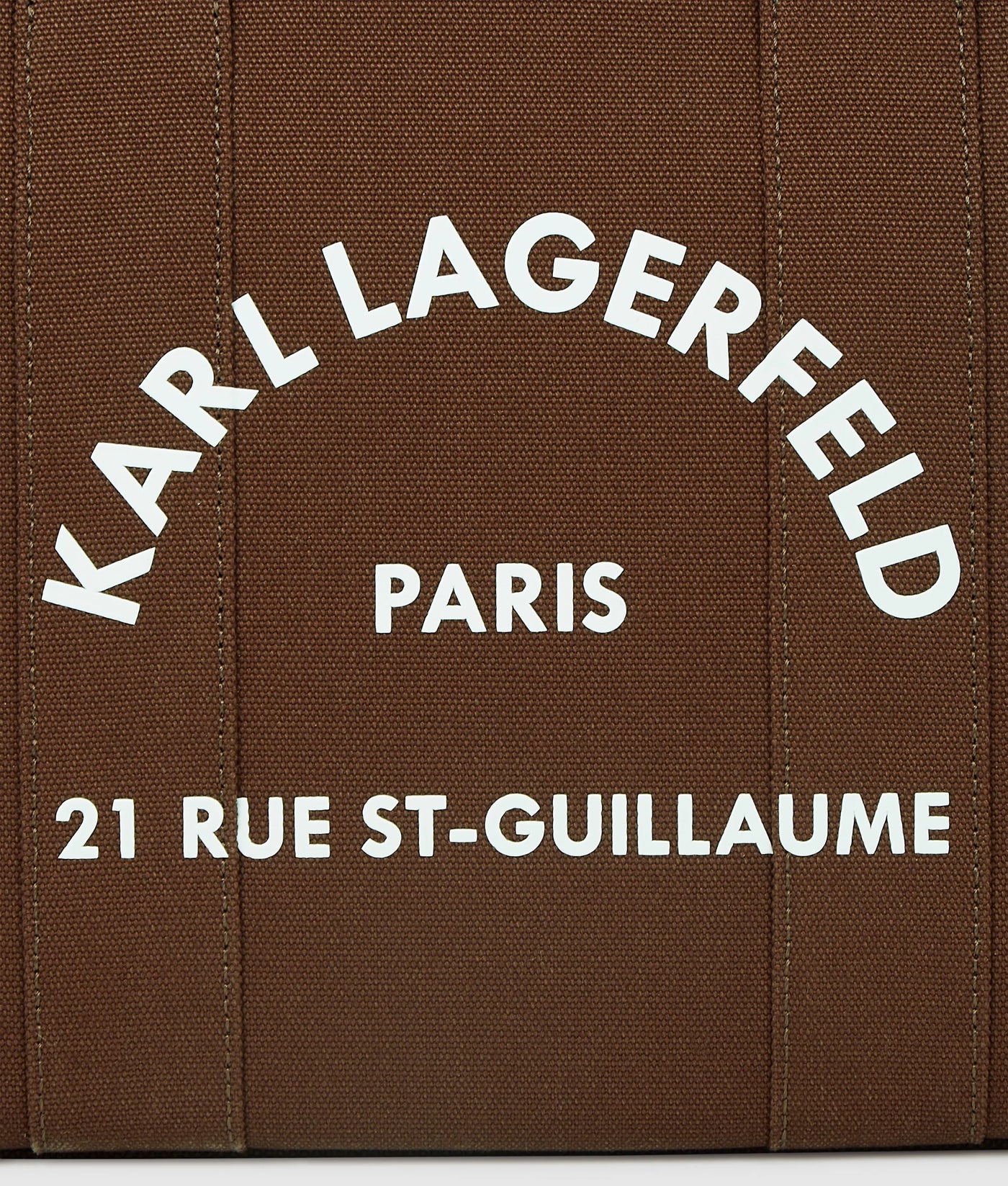 Canvas Shopper Taske -  Brun - Karl Lagerfeld
