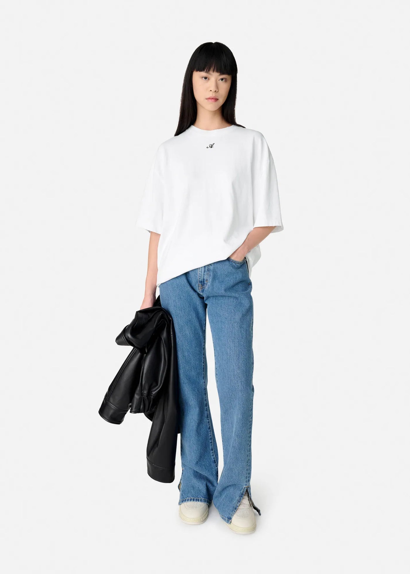 Axel Arigato - T-shirt - White - Cosmo washed