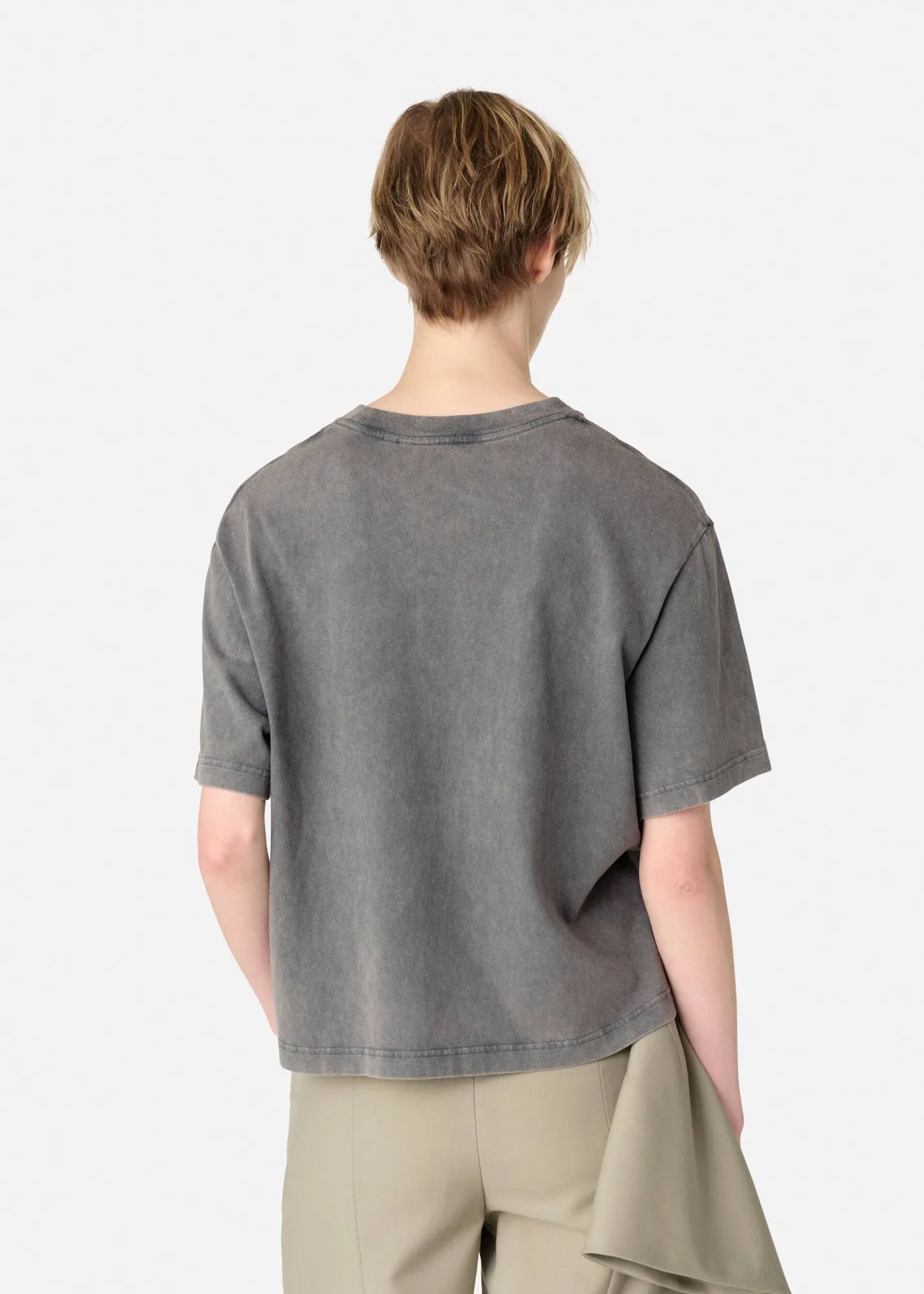 Axel Arigato - T-shirt - Steel grey - Distort