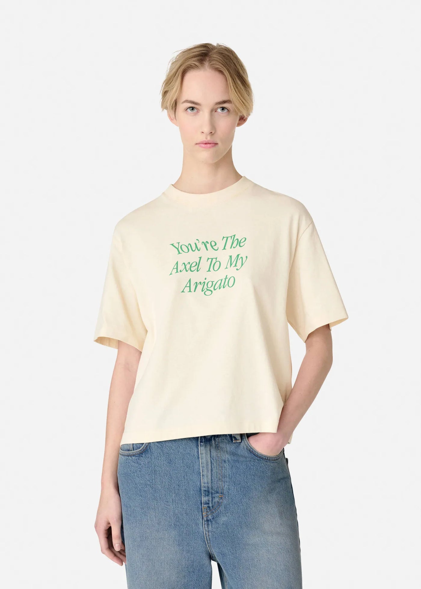 Axel Arigato - T-shirt - Pale Beige - My Axel