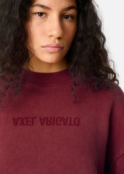 Axel Arigato - Sweatshirt - Burgudy Red - Distort
