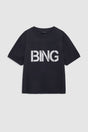 Anine Bing - T-shirt - Vintage Black - Wagner Tee Stencil