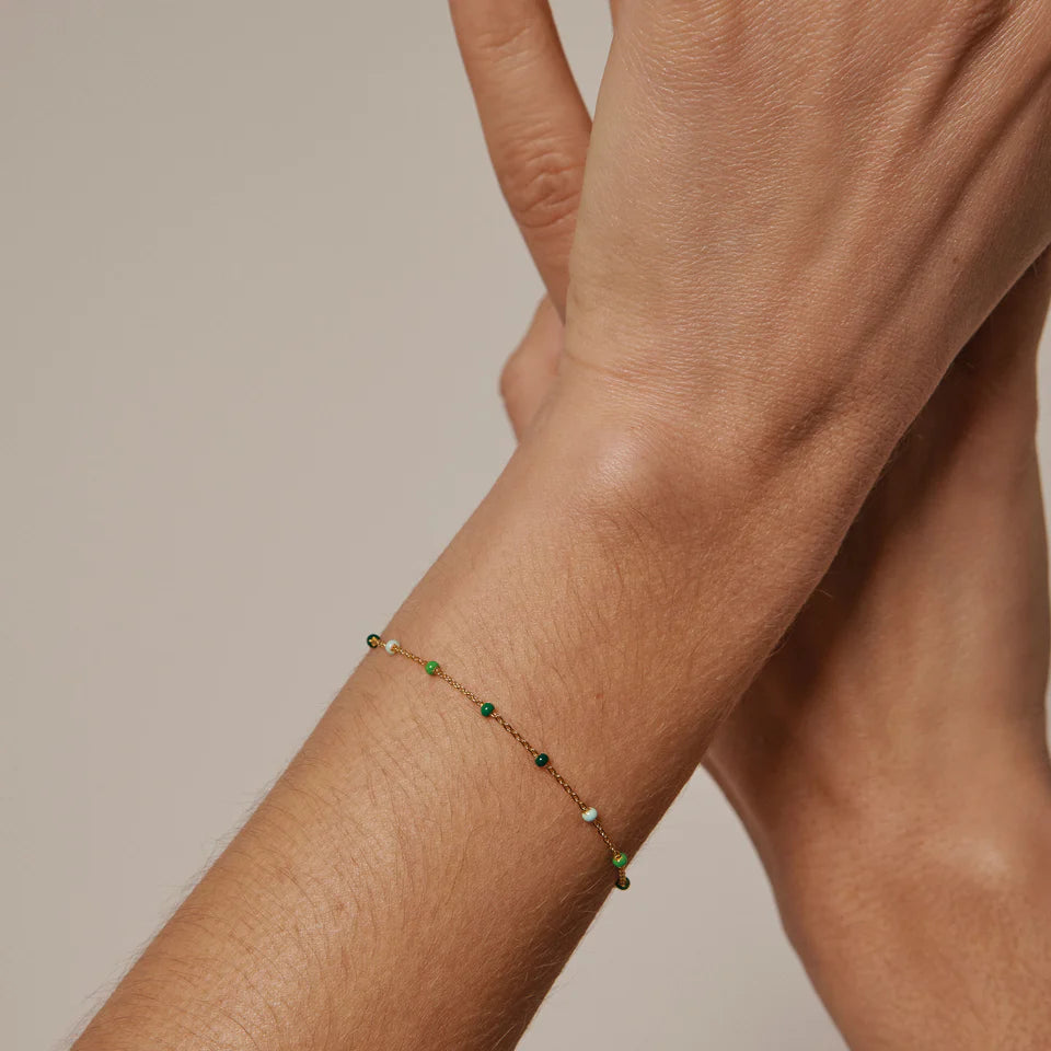 Enamel - Lola Bracelet - green