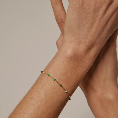 Enamel - Lola Bracelet - green