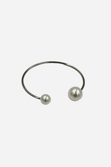 Andcopenhagen - Armbånd - Sølv stainless steel - Bangle pearl