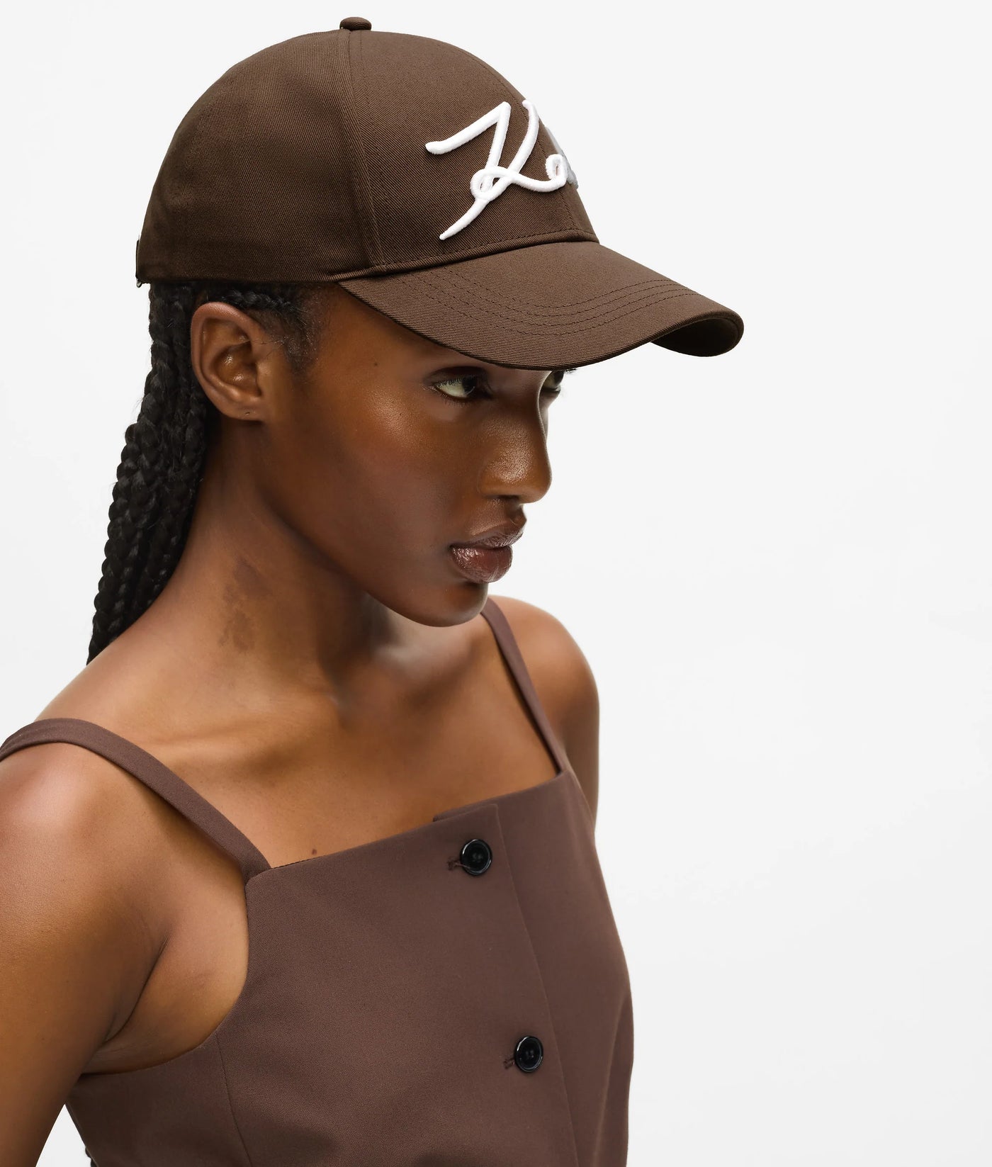 Karl Lagerfeld - Kasket - Brun - Signature Logo Cap