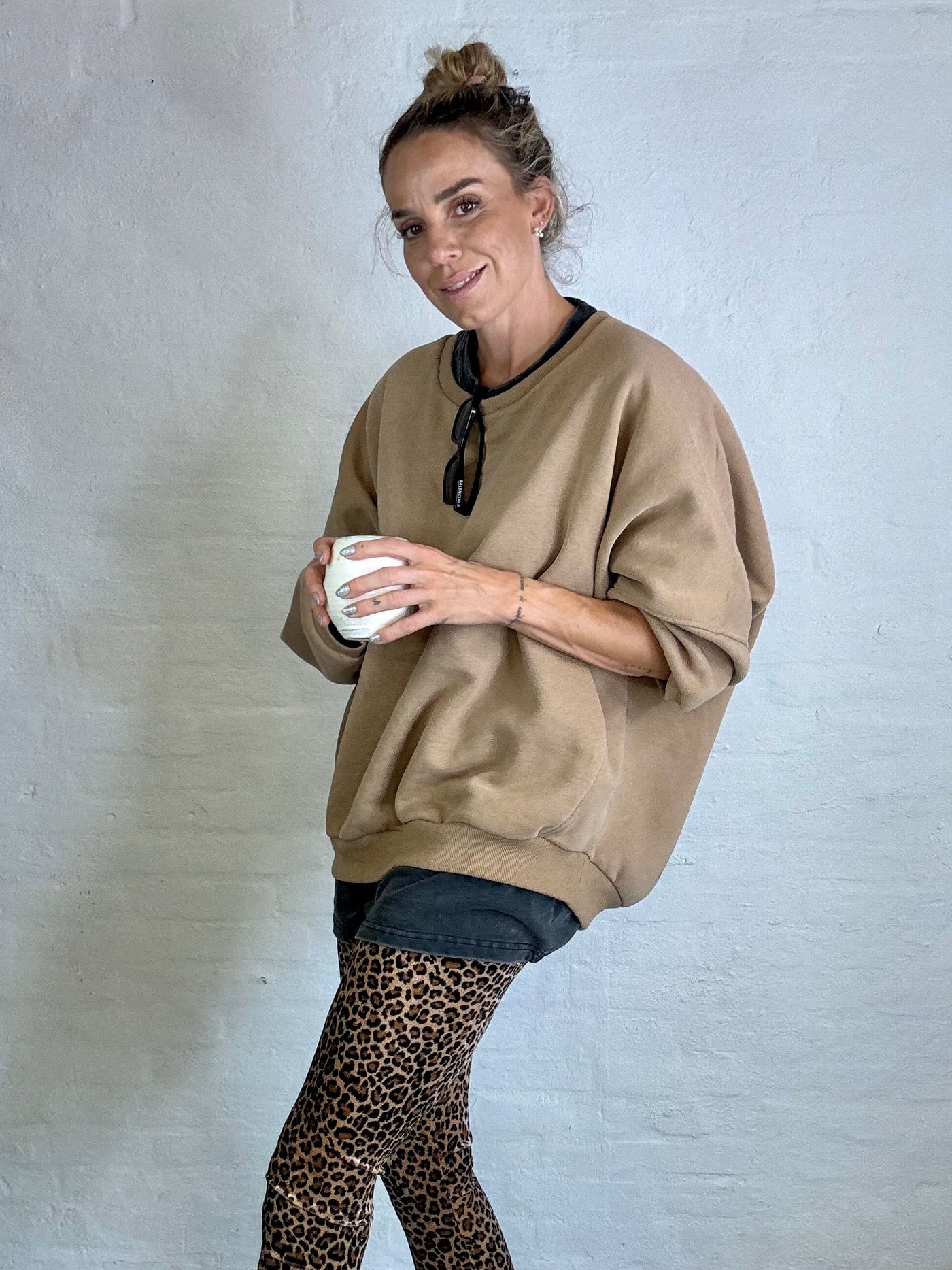 Sweatshirt - Brown - Ava - Hunkøn