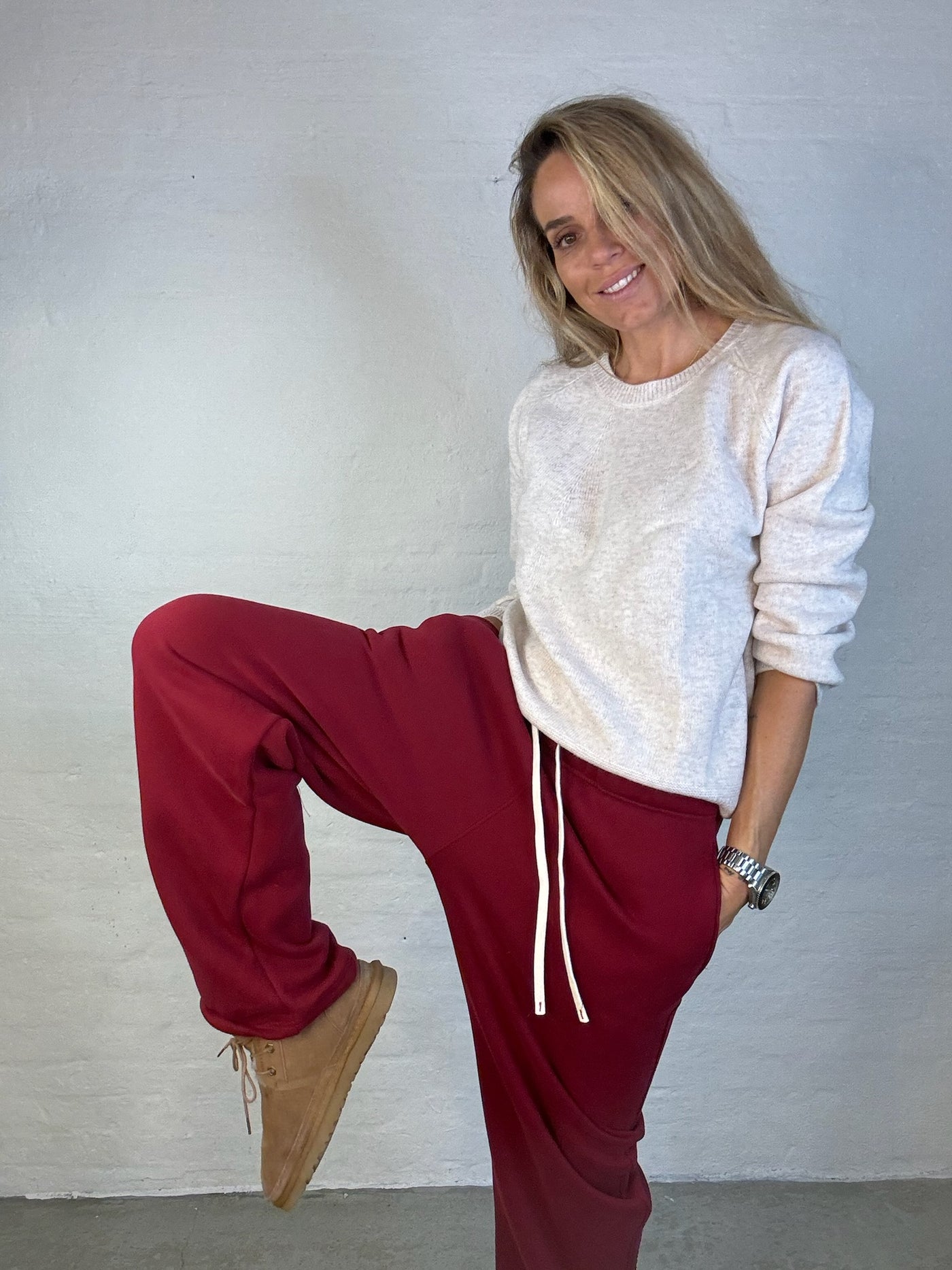 Sassy Copenhagen - Sweatpants - Bordeaux - Wendie