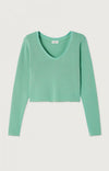 American Vintage - Long-sleeved Sweatshirt - Vintage Lettuce - Bepow