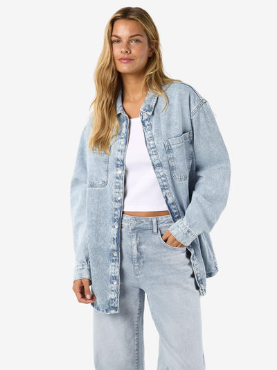 Noisy May - Denim jacket - Light blue - Alva 