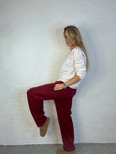 Sassy Copenhagen - Sweatpants - Bordeaux - Wendie