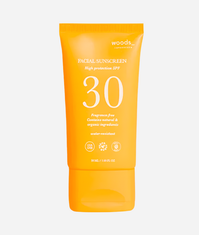 WOODS - Sun Lotion -  Face 50 SPF - Vegan - 50ml - sss