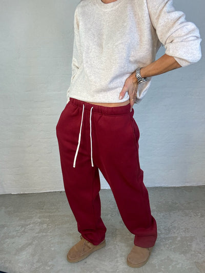 Sassy Copenhagen - Sweatpants - Bordeaux - Wendie