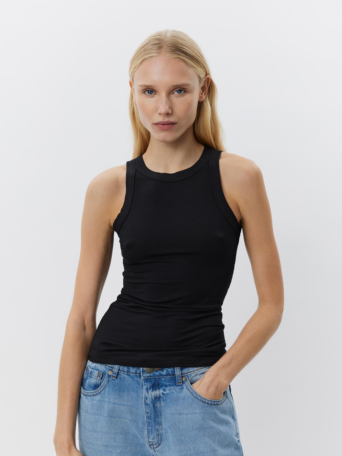 Sofie Schnoor - Jullie SNOS215 Rib Top - Black