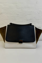 Celine - Trapeze shoulder bag - Black/white - Secondhand