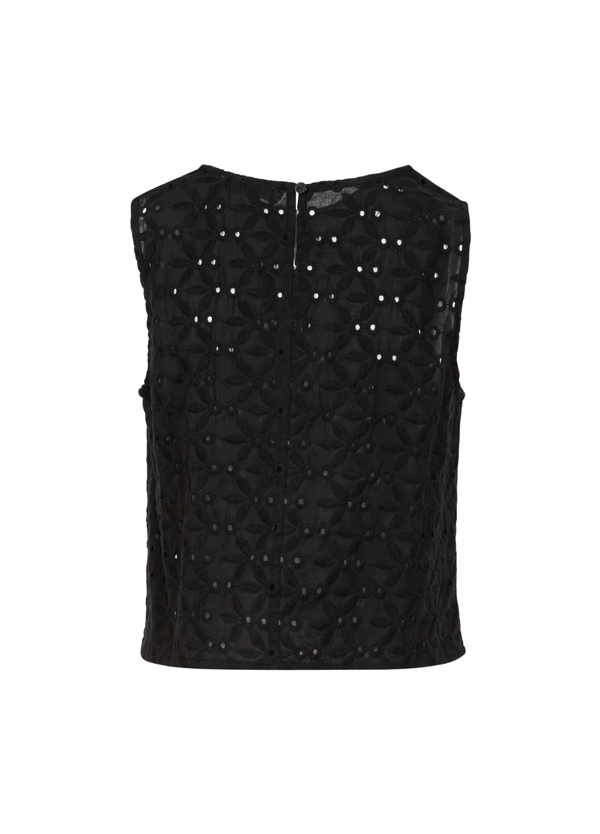 CC Heart - Top - Black embroidery anglaise - Allie