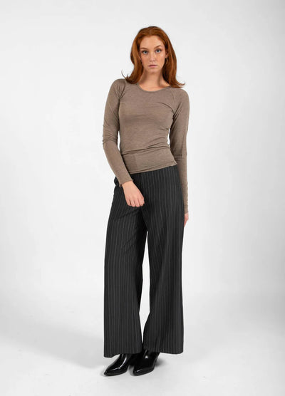 CC HEART - Uld bluse - Hazel Melange - Lana
