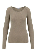 CC HEART - Uld bluse - Hazel Melange - Lana