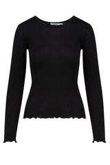 CC Heart - Bluse - Silke Sort - Poppy
