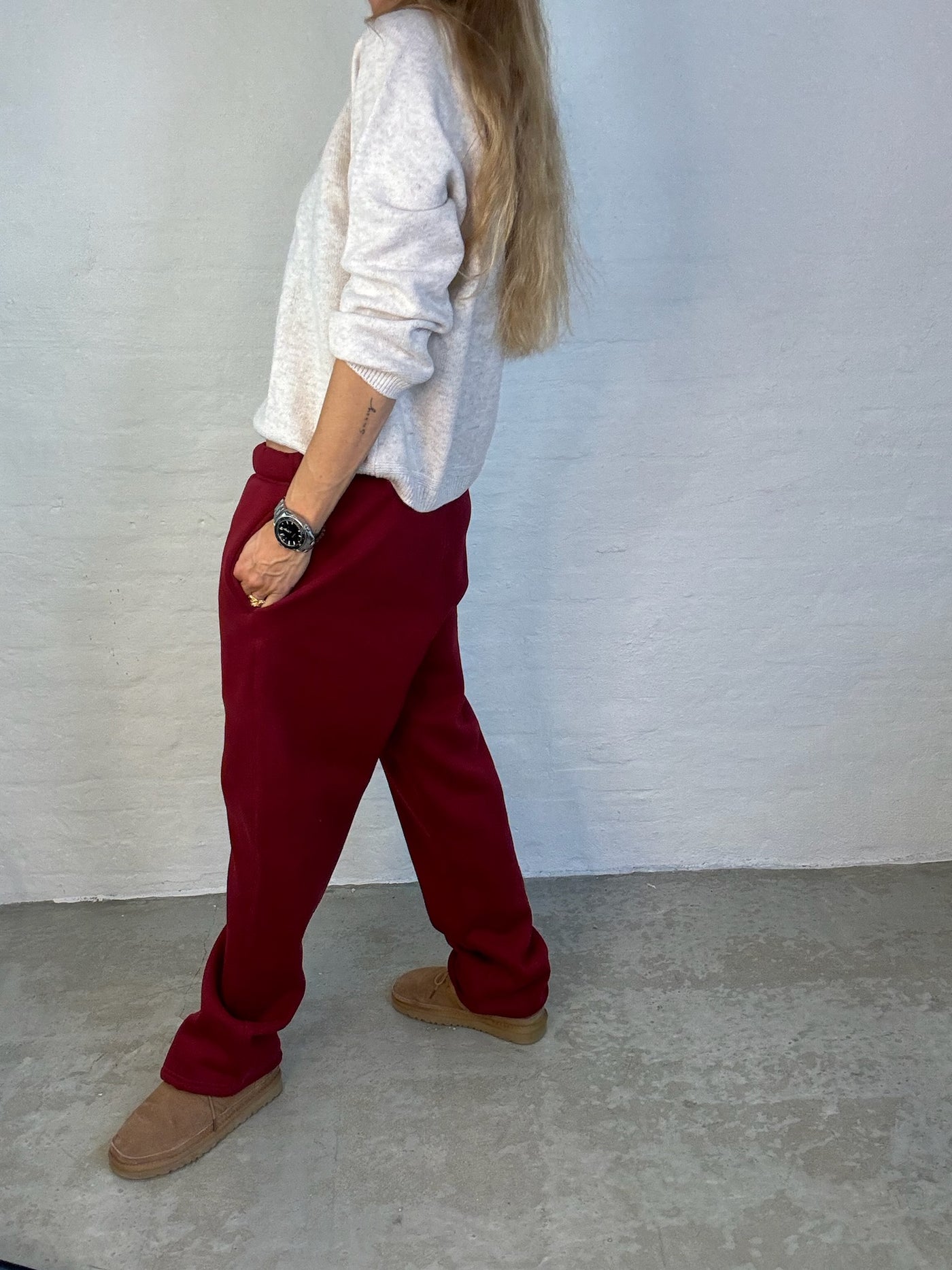 Sassy Copenhagen - Sweatpants - Bordeaux - Wendie