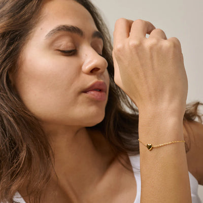 Enamel - Armbånd - Gold - Amore