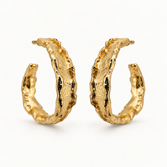Andcopenhagen Jewelry - Örhängen - 18 karat Guldpläterad mässing - Carmen