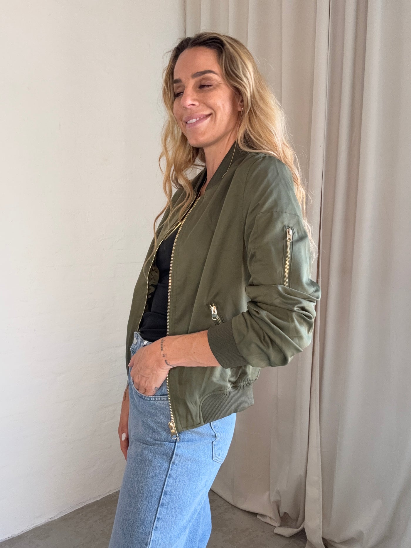 Sassy Copenhagen - Bomber jacket - Army green - Nora (small in size)