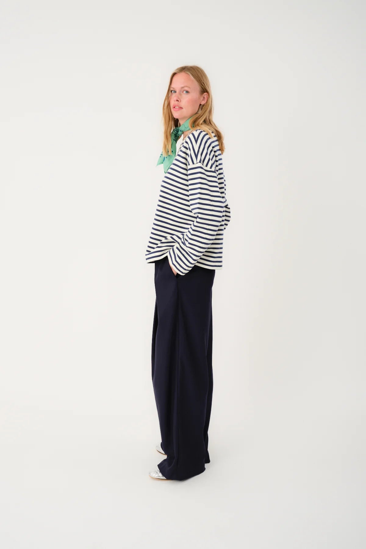 Lollys Laundry - Bluse - Dark Blue - Demi