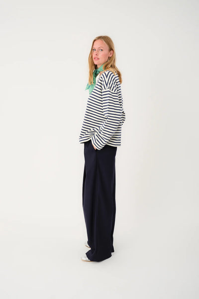 Lollys Laundry - Bluse - Dark Blue - Demi