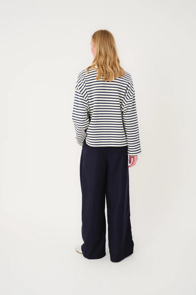 Lollys Laundry - Bluse - Dark Blue - Demi
