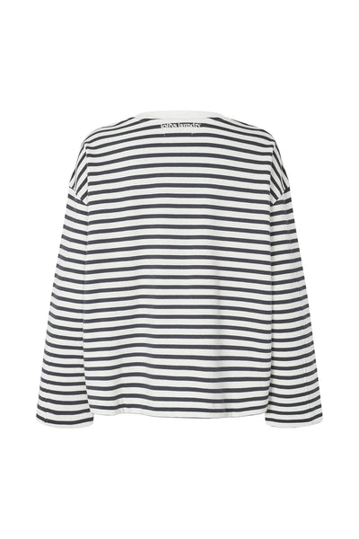 Lollys Laundry - Bluse - Dark Blue - Demi