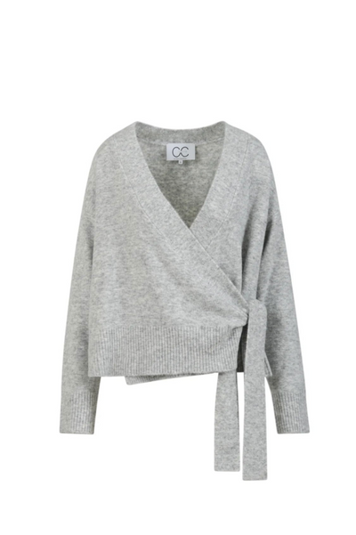 CC Heart - Cardigan - Wrap Grey - Emerie