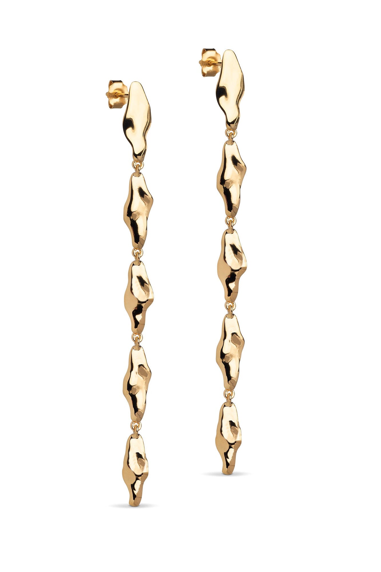 Enamel - øreringe - Gold - India