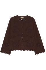 Sissel Edelbo - Skjorte - Seal Brown - Ester