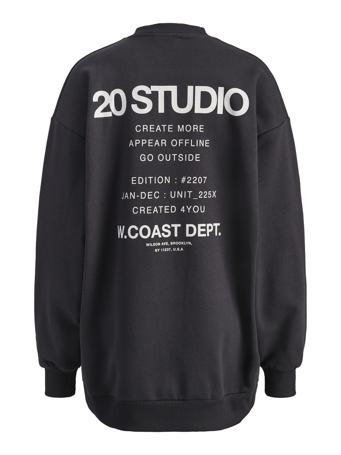 JJXX - Sweatshirt - Phantom Black - Sandra