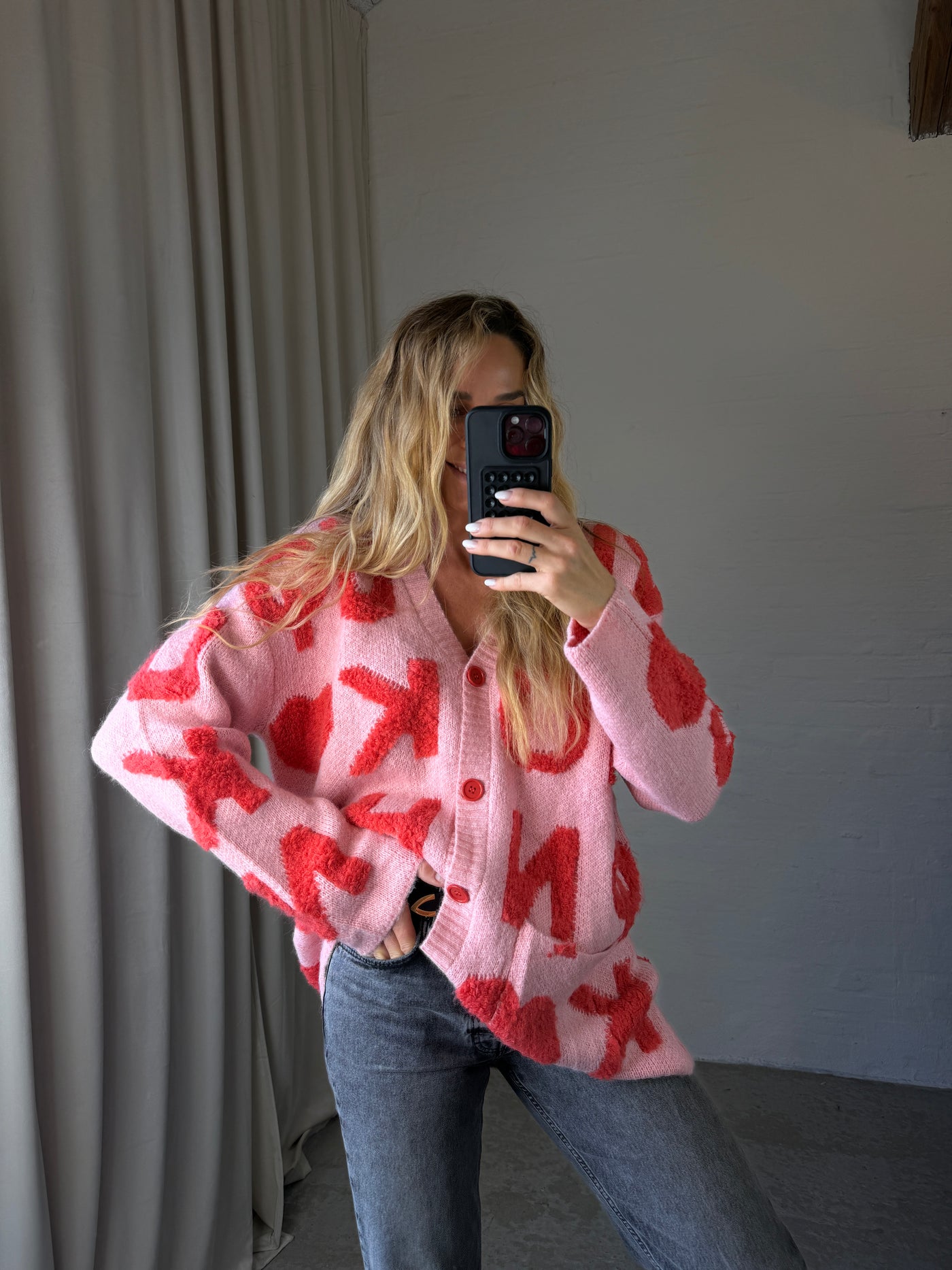 Female - Cardigan - Pink - Jenny