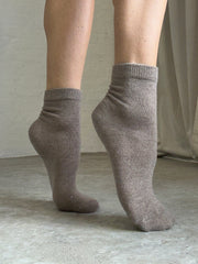 Andcopenhagen - Socks 100% Cashmere - Brown - Renee