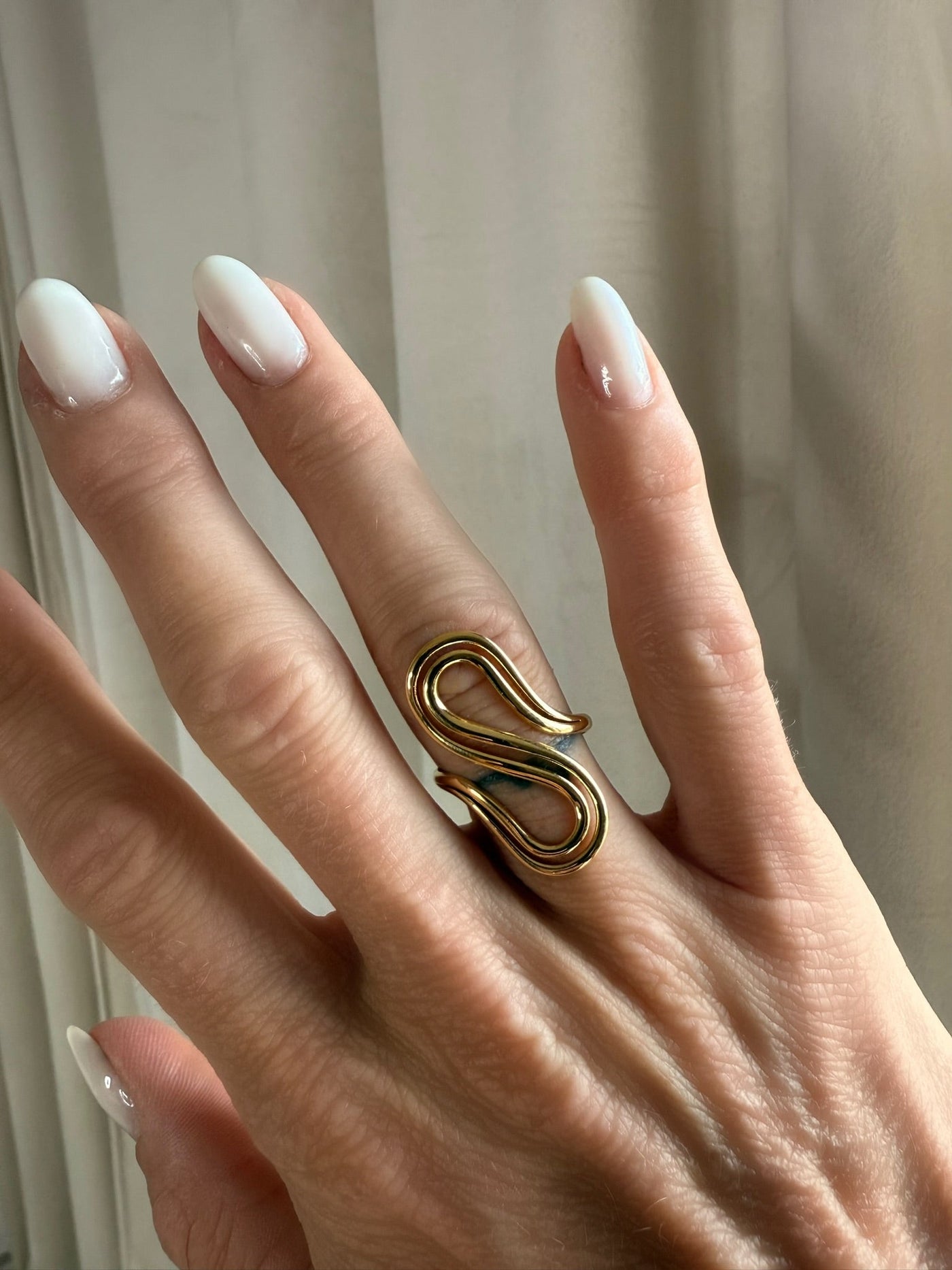 Nine - Swirly Ring