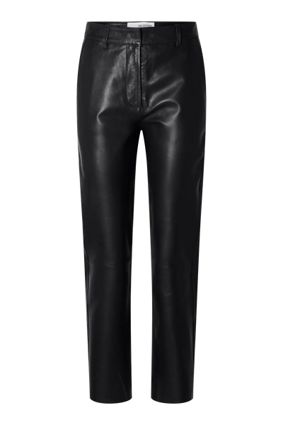 Selected Femme - Læderbukser - Sort - Marie