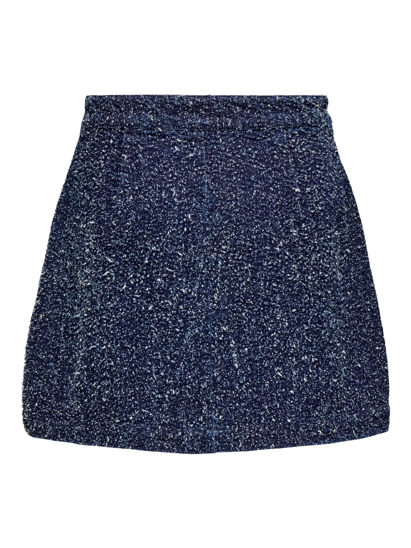 Only - Boucle Denim Nederdel - Dark Blue Denim - Aman
