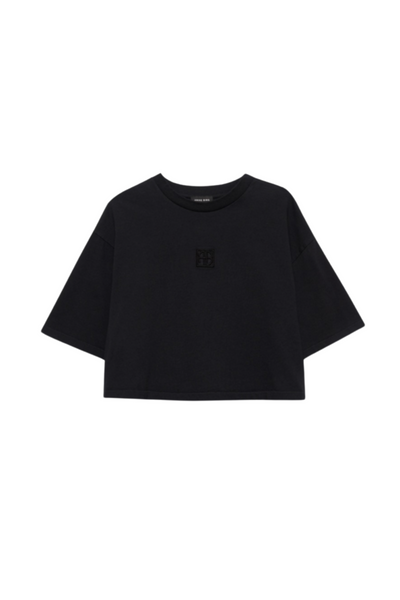 Anine Bing - T-shirt - Black - Myers Cropped