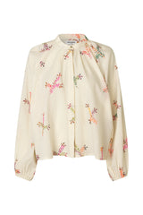 Lollys Laundry - Skjorte - Creme - Hailey