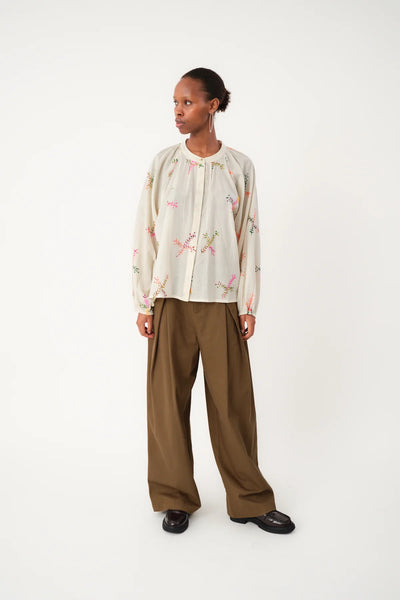 Lollys Laundry - Skjorte - Creme - Hailey