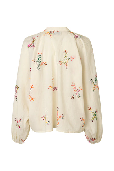 Lollys Laundry - Skjorte - Creme - Hailey