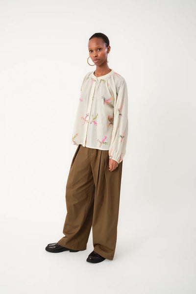 Lollys Laundry - Skjorte - Creme - Hailey