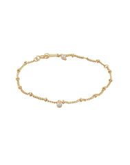 Andcopenhagen - Bracelet - 18 carat gold plated 925 sterling silver - Simple Pearl